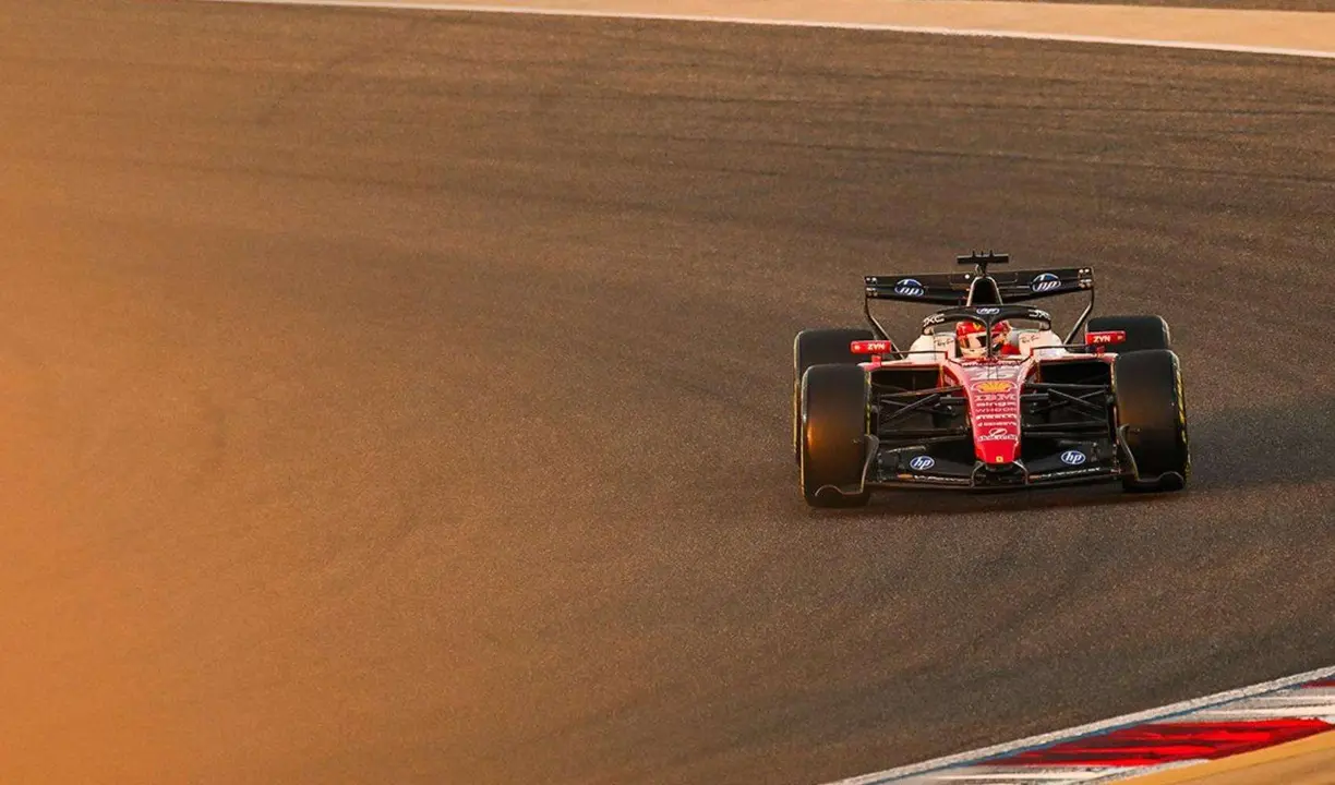 El coche de Charles Leclerc. /  @ScuderiaFerrari