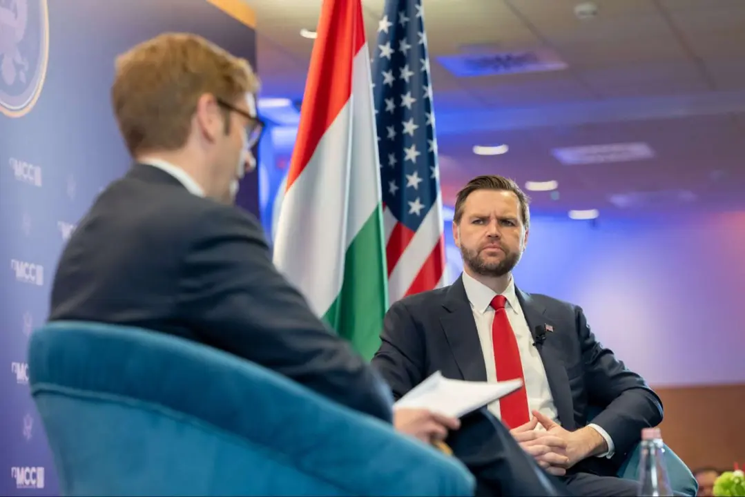 J.D. Vance, vicepresidente de EE UU en Budapest, Hungr&iacute;a. / @VP