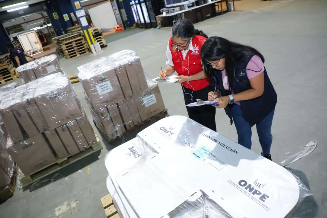 Material electoral distribuido por el ONPE en Per&uacute;. / @ONPE_oficial