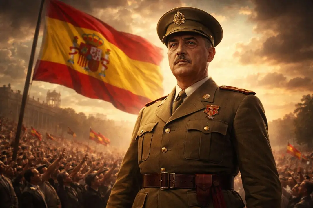 Retrato de Francisco Franco. / IA.