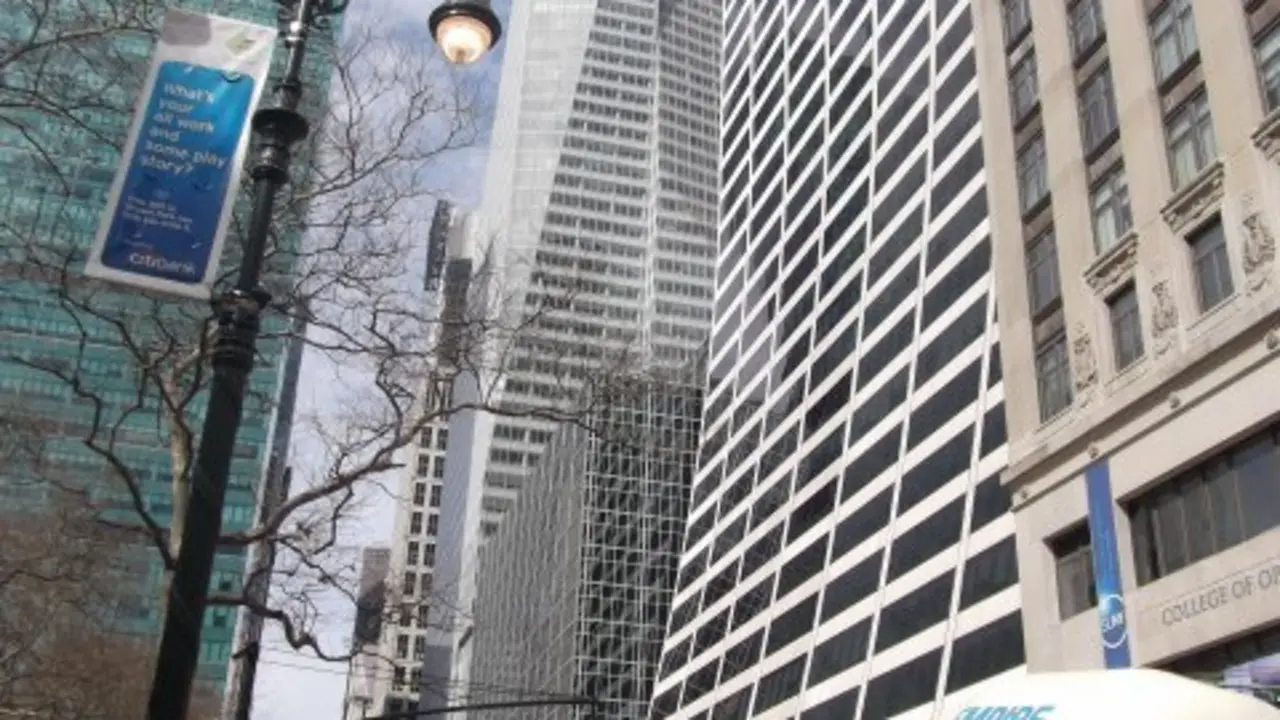 Rascacielos del &aacute;rea de negocios de Nueva York. / Mundiario