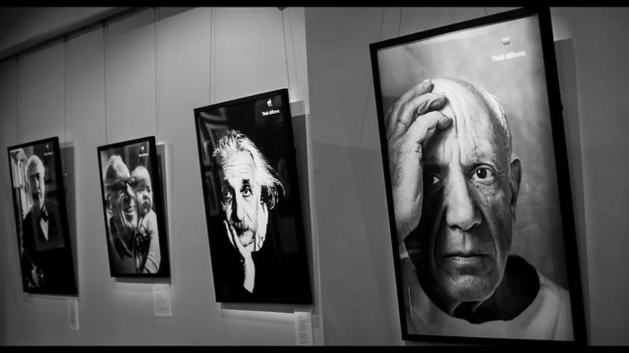 Retrato de Picasso, en primer plano.
