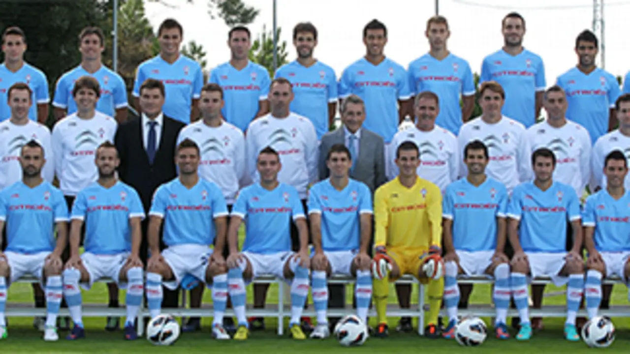 Plantilla del Celta de Vigo.