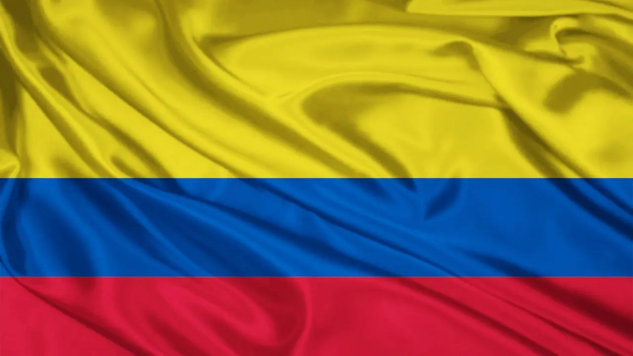 Flag of Colombia.