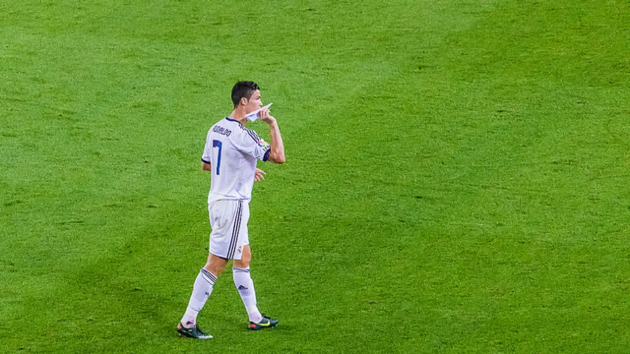 El delantero del Real Madrid Cristiano Ronaldo.