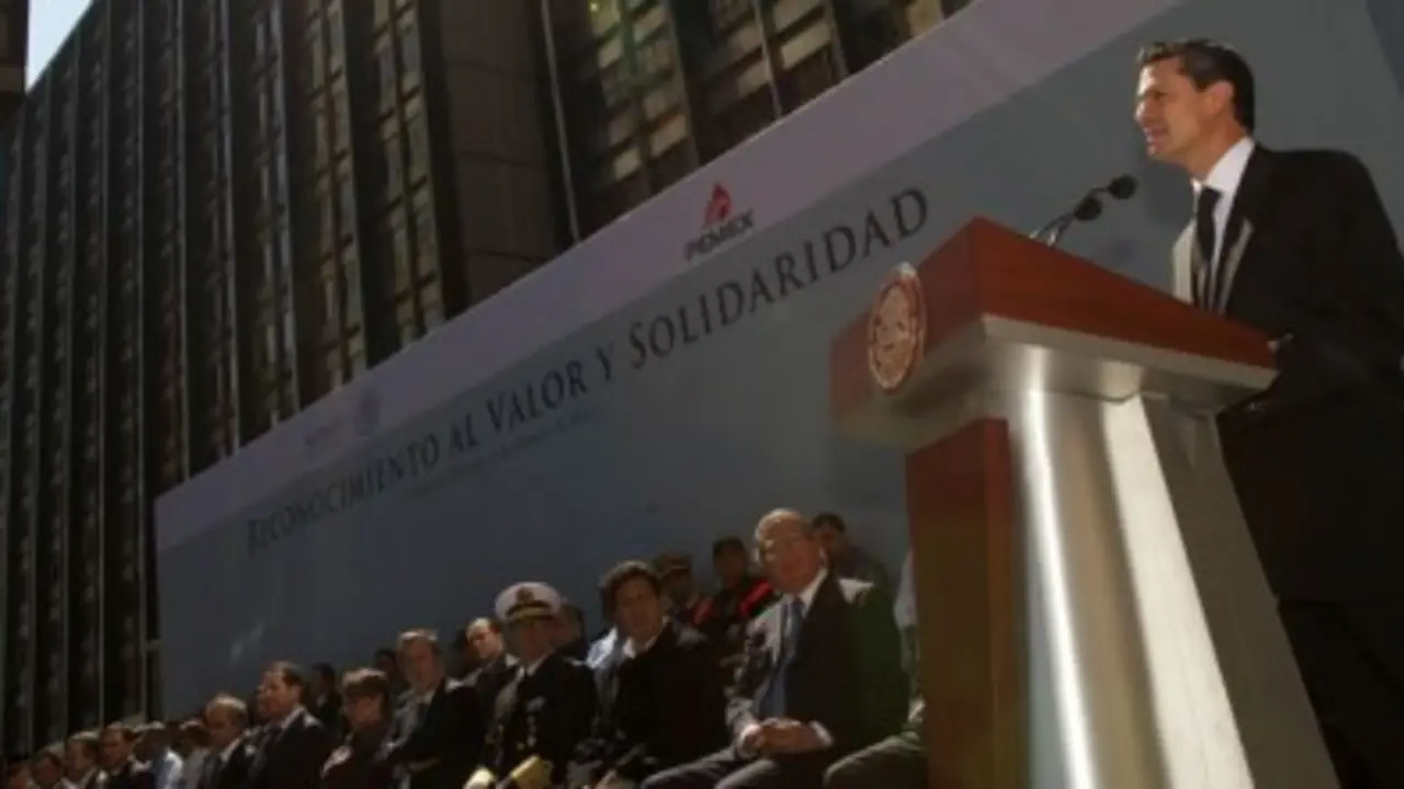 Visita a Pemex del presidente de M&eacute;xico, Enrique Pe&ntilde;a Nieto.
