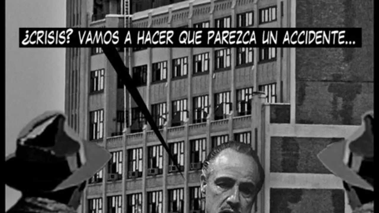 Crisis. Vi&ntilde;eta de Pablo Leis.