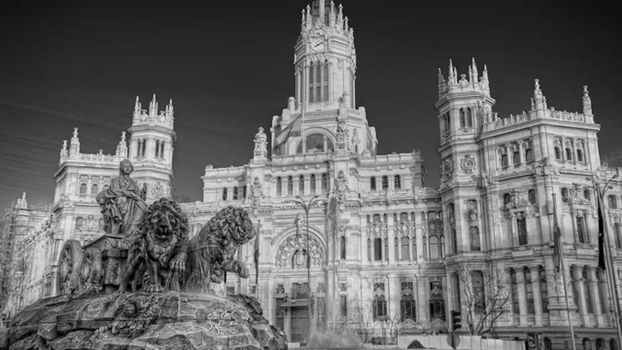 Sede del Ayuntamiento de Madrid, en la plaza de Cibeles.