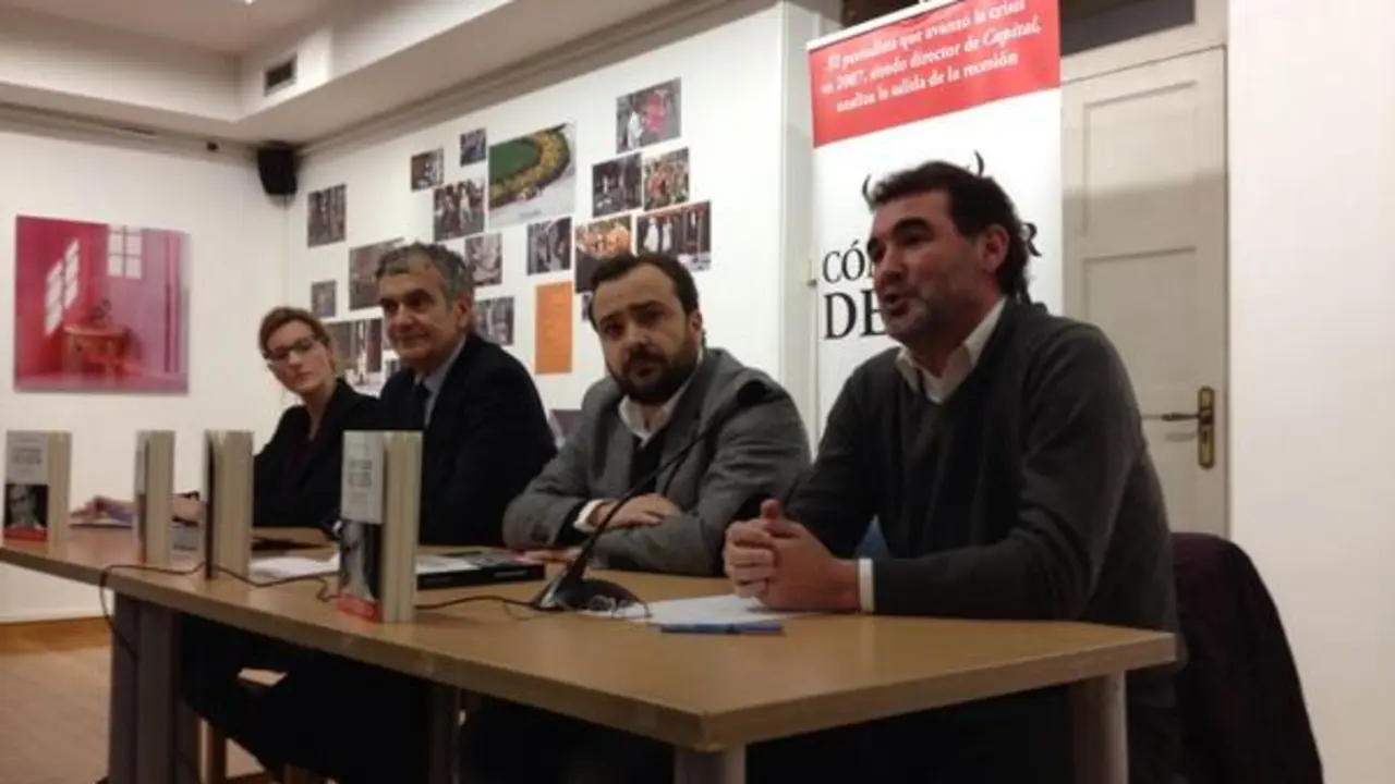 Luc&iacute;a L&oacute;pez Bayo, Jos&eacute; Luis G&oacute;mez, Rafael Cui&ntilde;a y Anxo Quintana