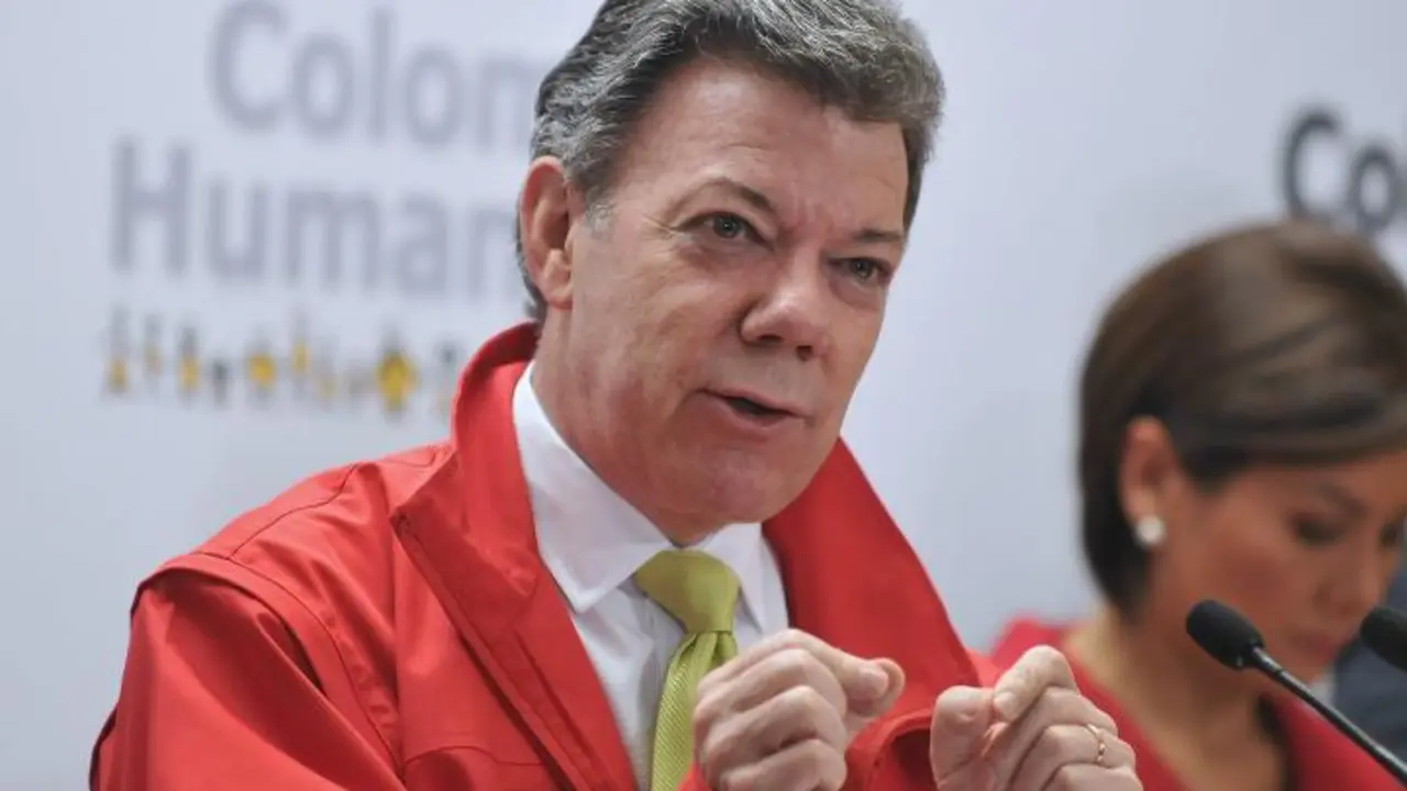 El presidente de Colombia, Juan Manuel Santos. 
