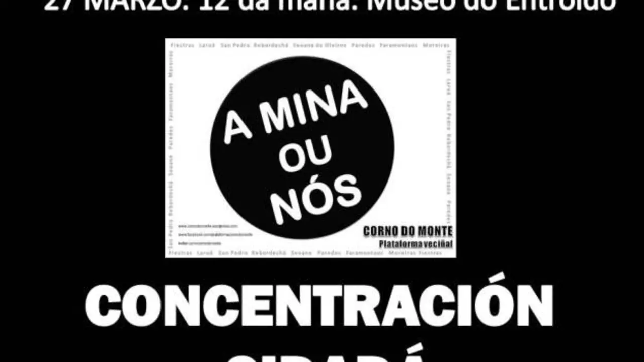 Chamamento da Plataforma Veci&ntilde;al Corno do Monte &aacute; concentraci&oacute;n cidad&aacute; este m&eacute;rcores en Xinzo de Limia.