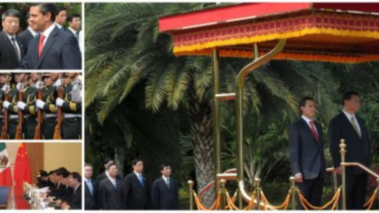 Im&aacute;genes de la visita del presidente de M&eacute;xico a China.