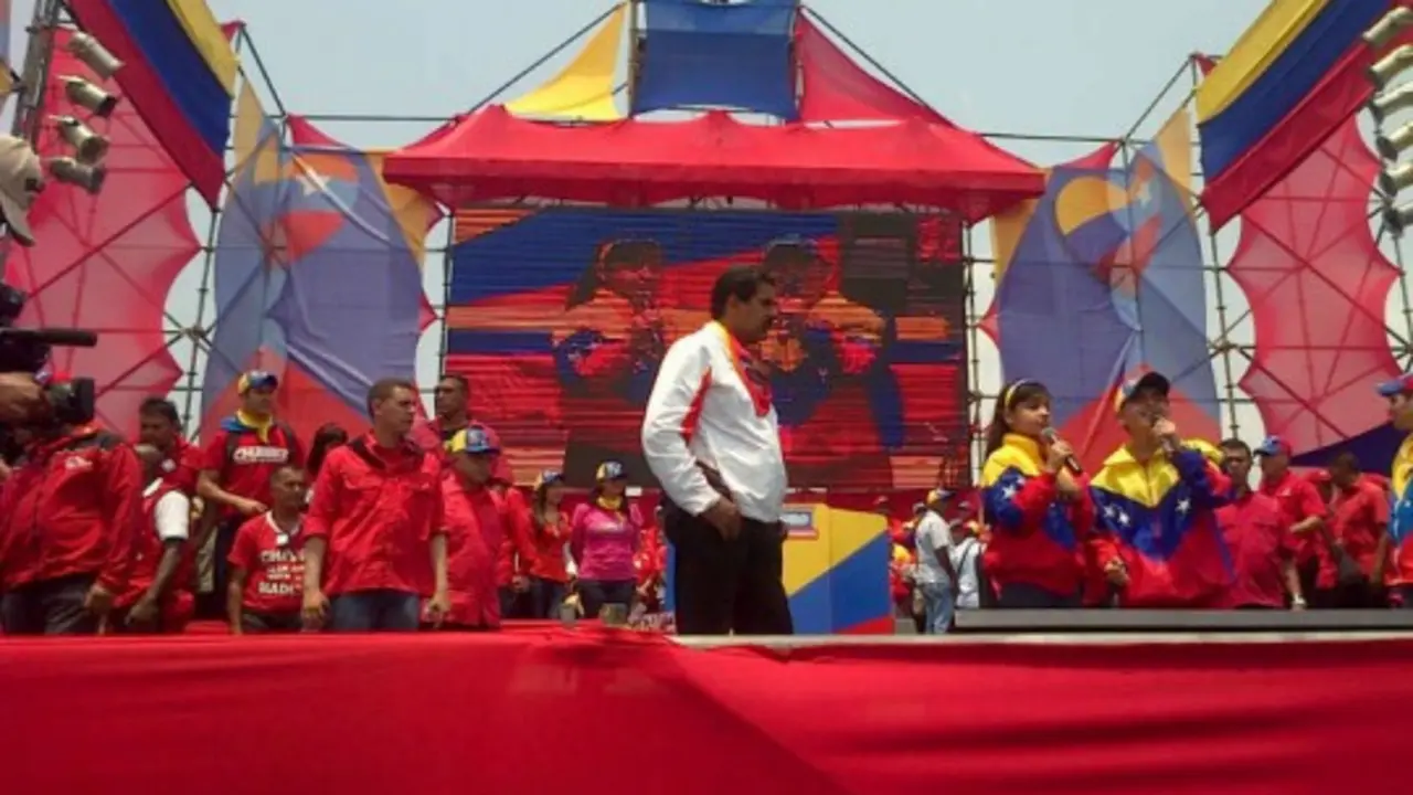 Mitin de Nicol&aacute;s Maduro