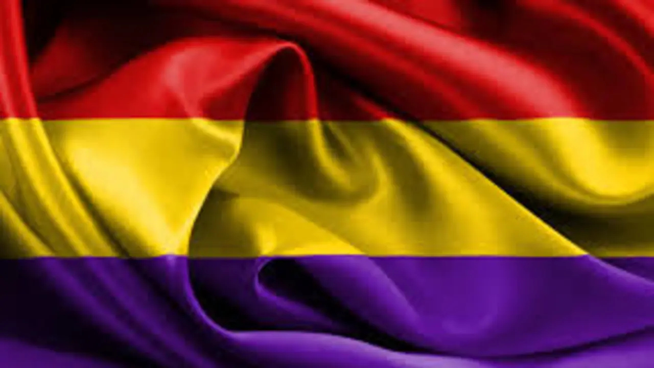 Bandera de la Rep&uacute;blica espa&ntilde;ola.
