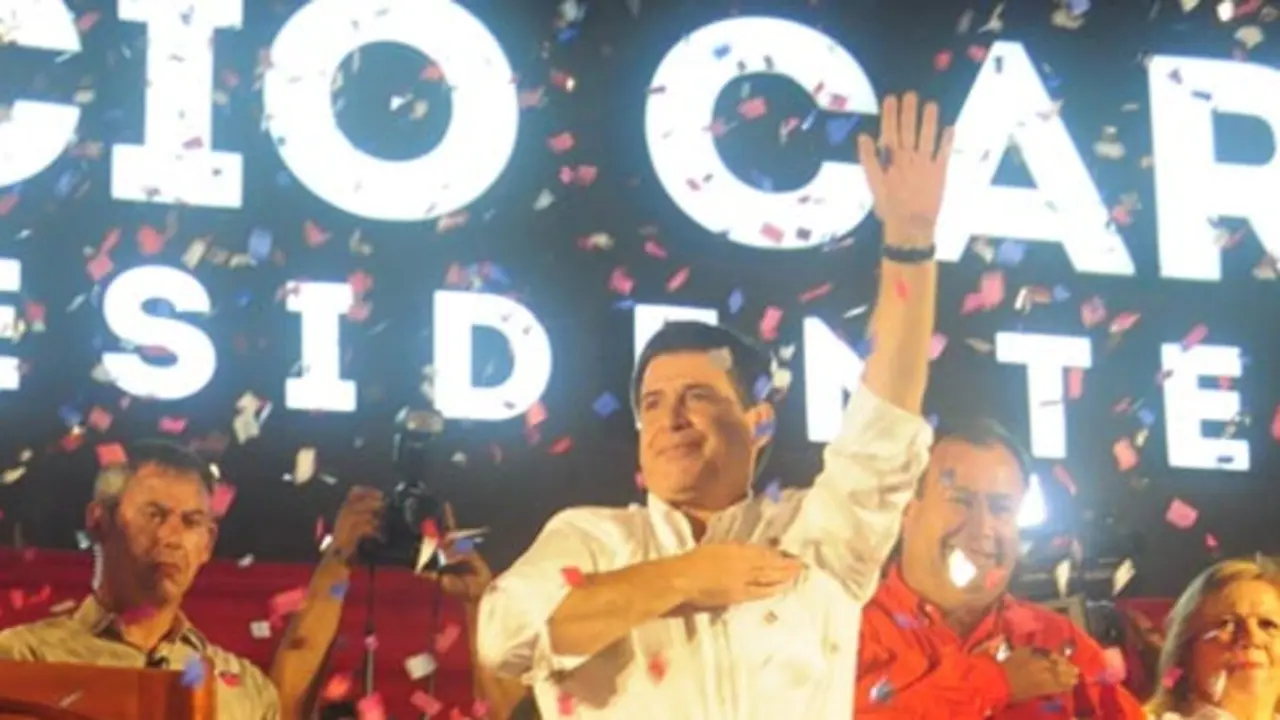 El candidato colorado, Horacio Cartes, es el presidente electo del Paraguay.
