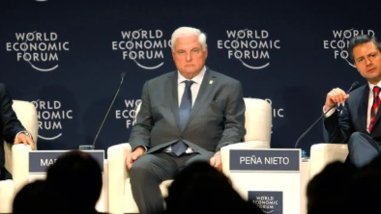 El presidente de M&eacute;xico, en el Foro Econ&oacute;mico Mundial para Am&eacute;rica Latina.
