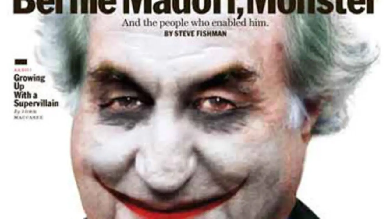 Montaje de la revista 'New York' sobre la figura de Bernie Madoff.