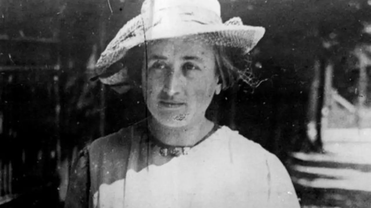 La intelectual Rosa Luxemburgo.