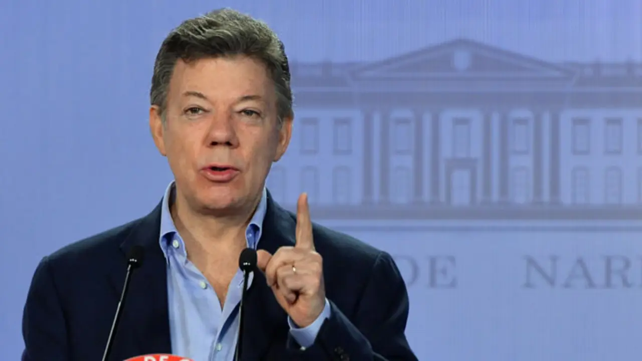 El presidente de Colombia, Juan Manuel Santos.