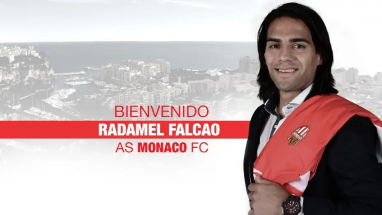 As&iacute; presenta la web del M&oacute;naco a Falcao.