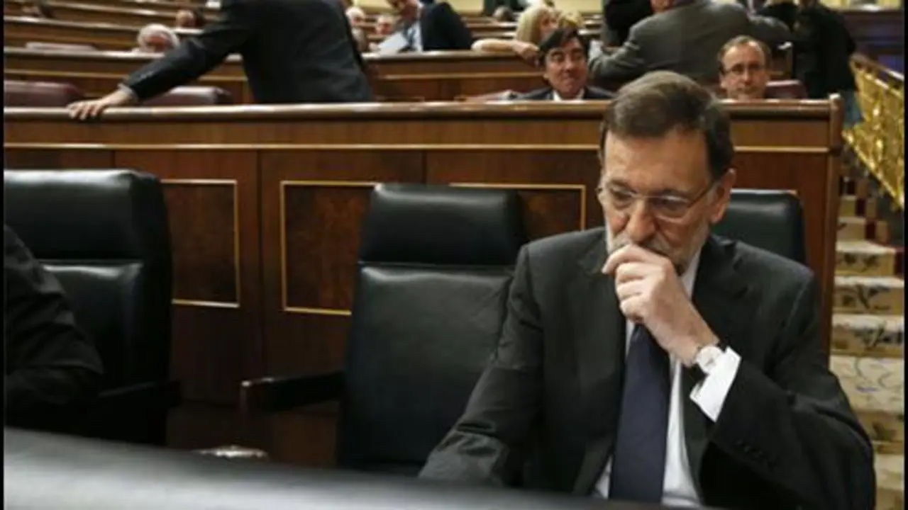 Mariano Rajoy, en el Congreso.