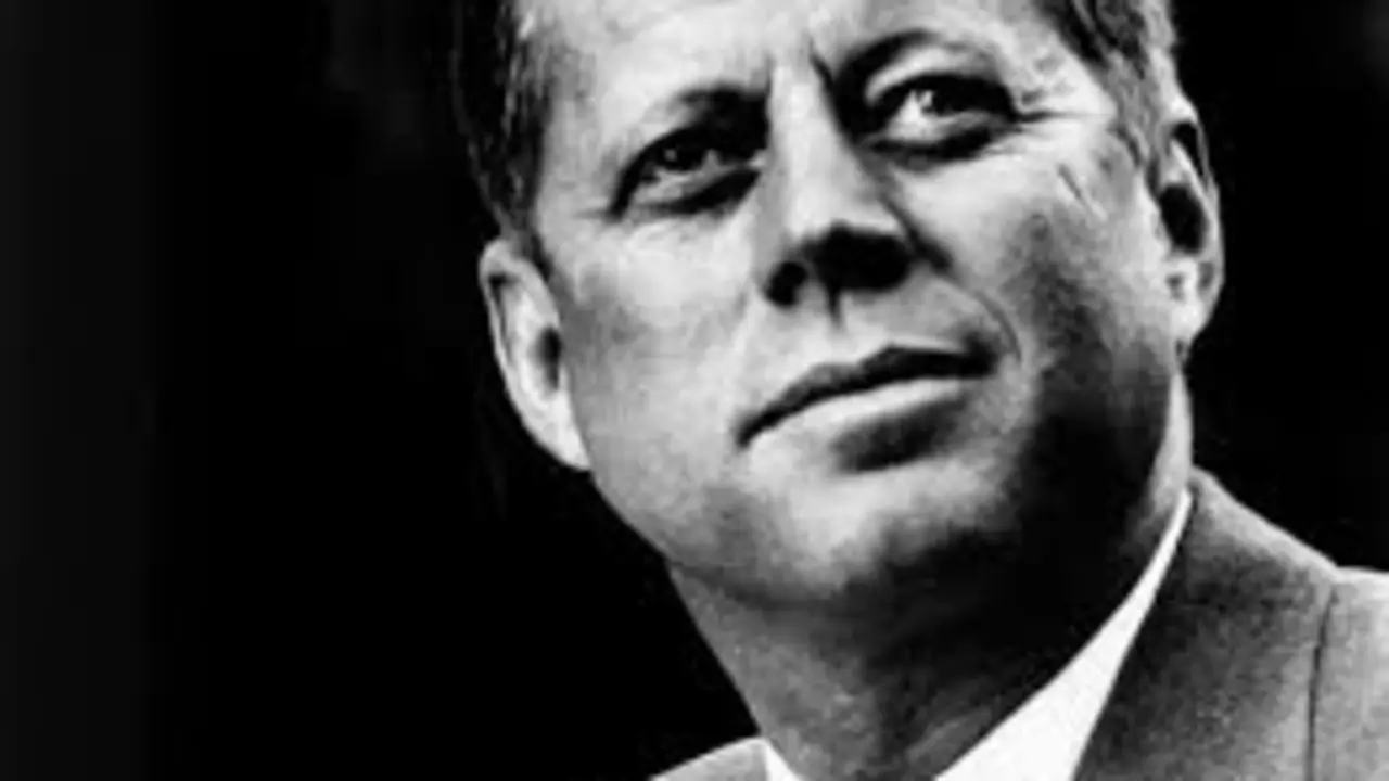 El presidente John F. Kennedy.