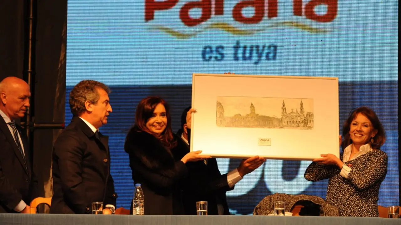 La presidenta de Argentina, en Paran&aacute;.