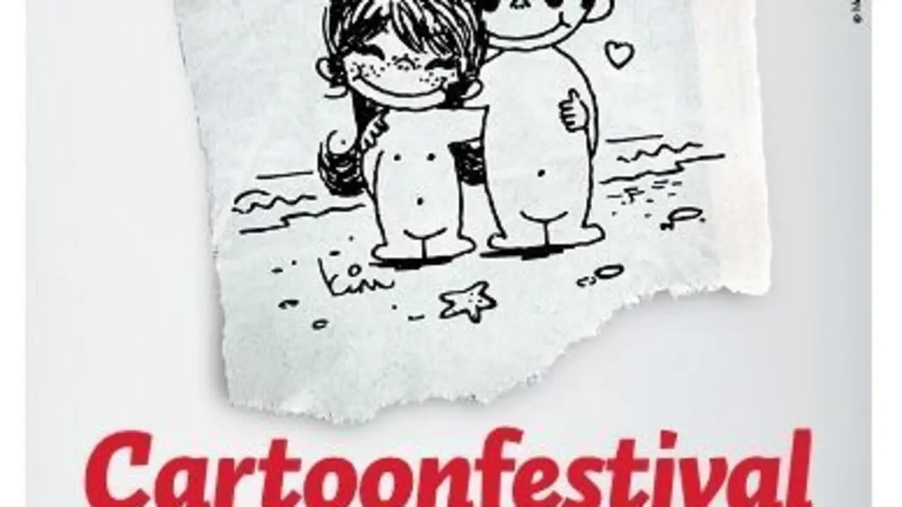 Cartel del 52 Knokke Heist Cartoon Festival, de B&eacute;lgica