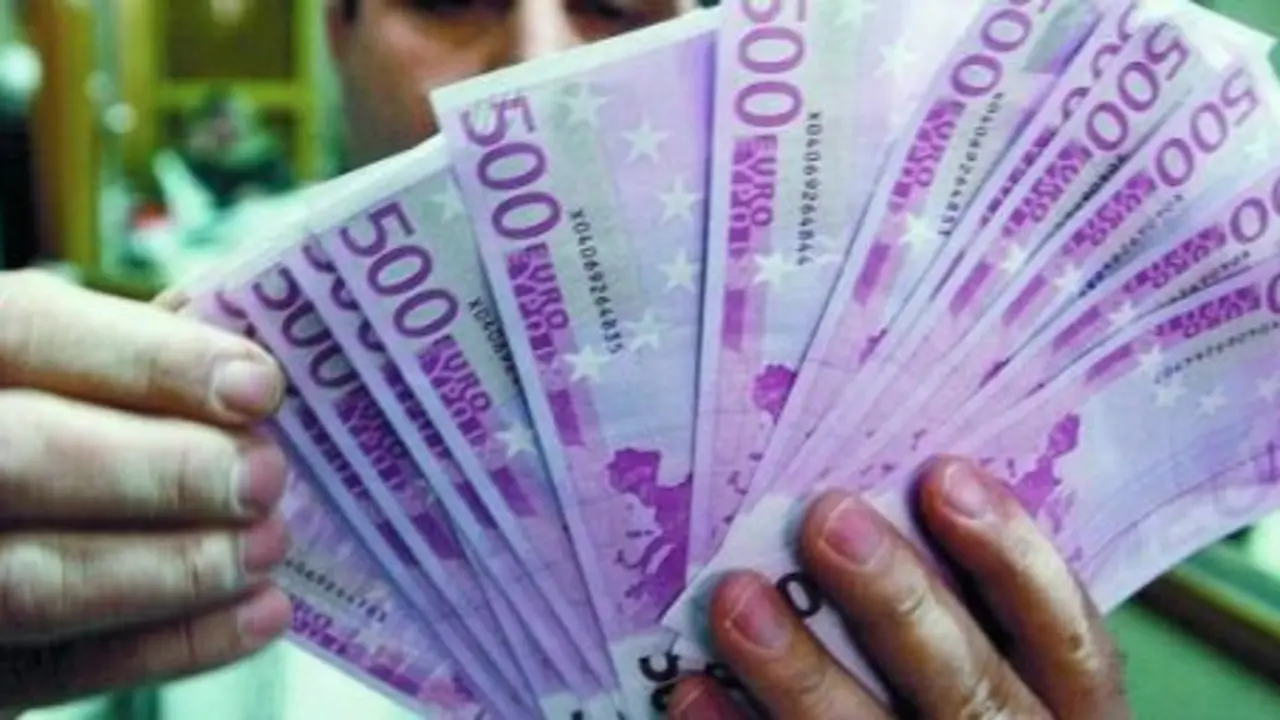 Billetes de 500 euros.