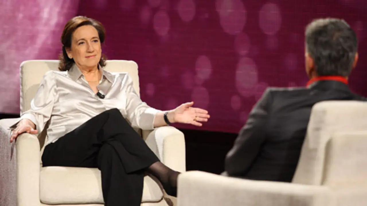 Victoria Prego, en TVE.