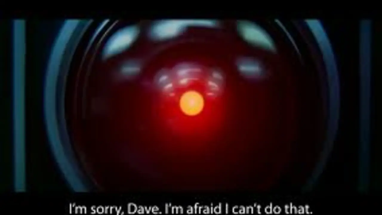 Hal 9000, el supercomputador de la pel&iacute;cula 2001: una odisea en el espacio, dirigida y producida por Stanley Kubrick en 1968