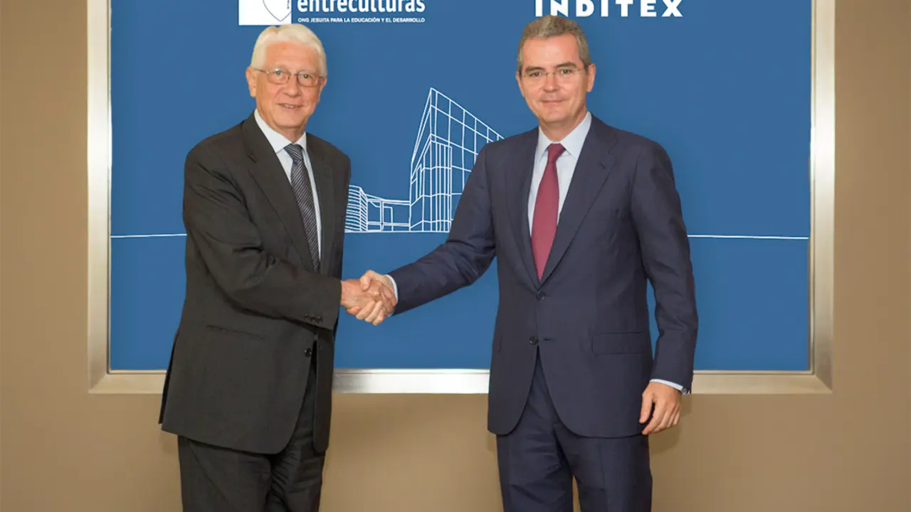 La Fundaci&oacute;n Entreculturas e Inditex firman dos convenios de colaboraci&oacute;n para la financiaci&oacute;n de sendos programas de cooperaci&oacute;n desarrollados en &Aacute;frica y Am&eacute;rica Latina.