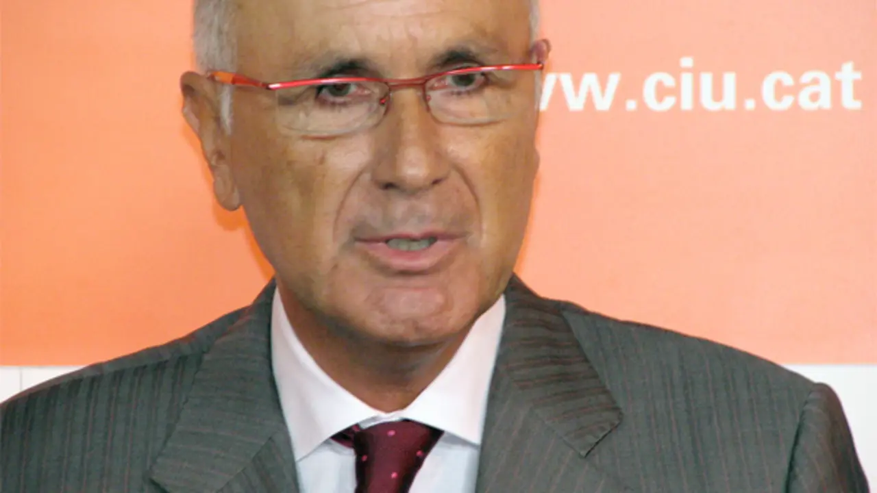 Josep Antoni Duran Lleida, presidente de Uni&oacute;.