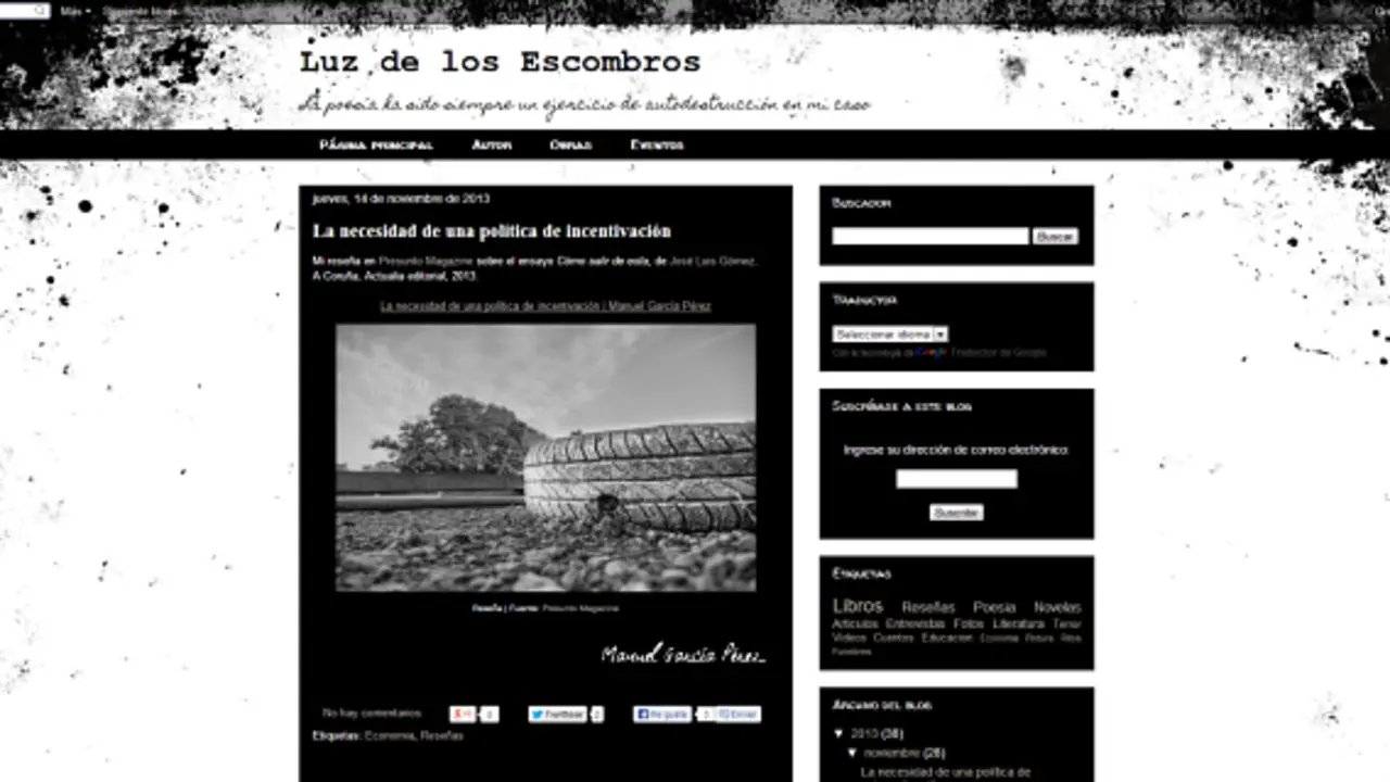 Blog Luz de los escombros. / Mundiario