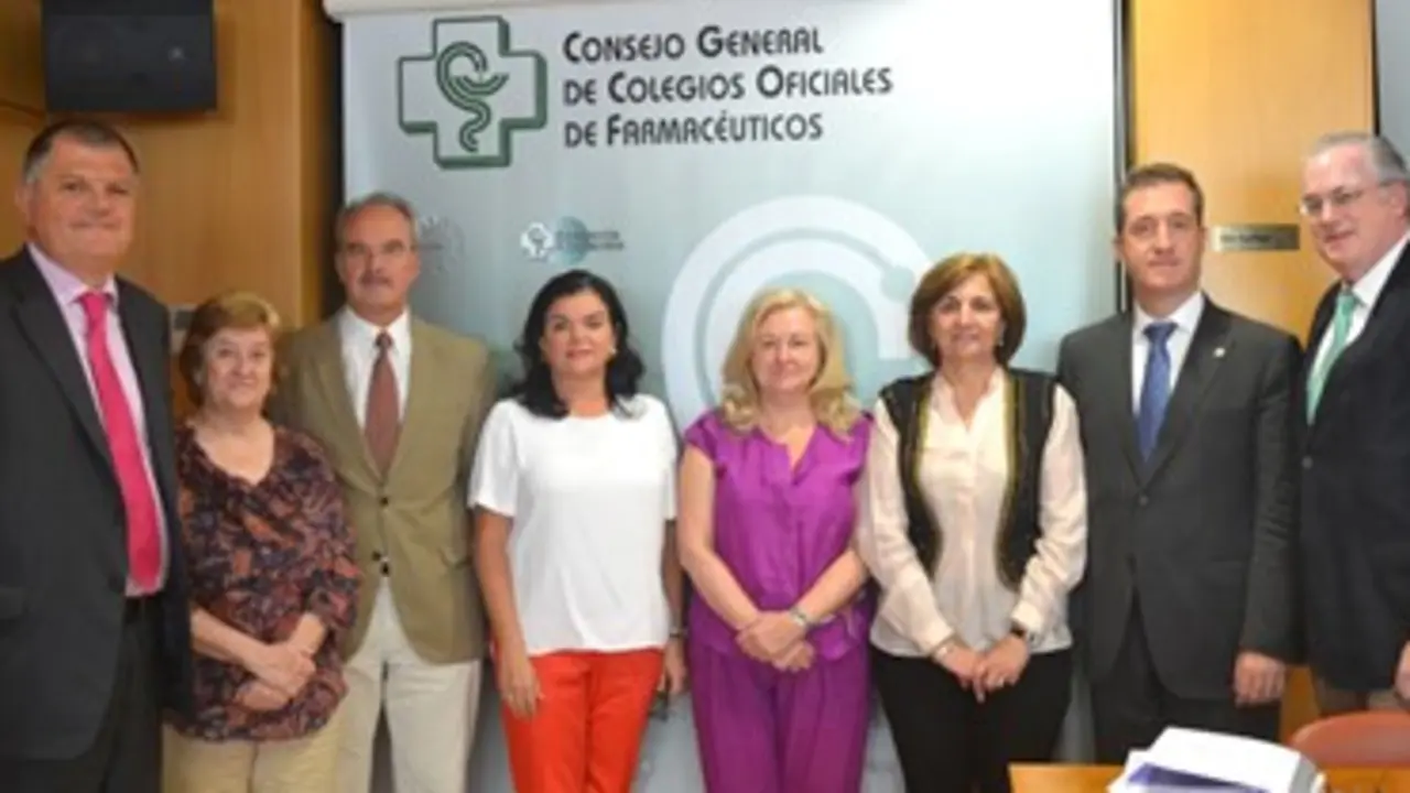 Farmac&eacute;uticos que promueven el documento Buenas Pr&aacute;cticas en Farmacia Comunitaria en Espa&ntilde;a.