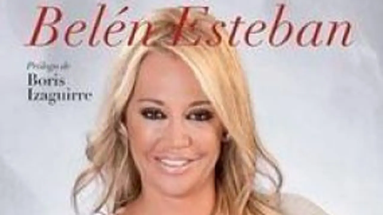 Bel&eacute;n Esteban, en un fragmento de la portada de su libro.