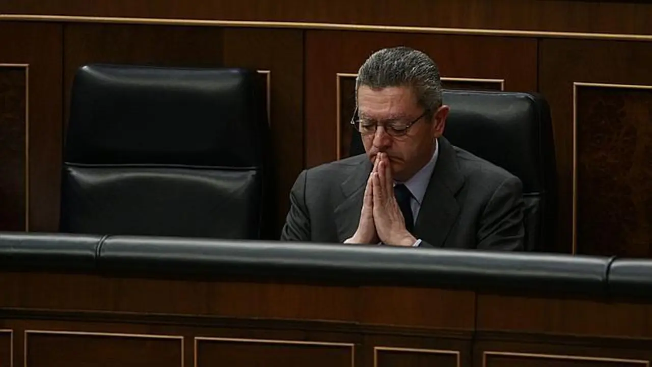 Alberto Ruiz Gallard&oacute;n, ministro espa&ntilde;ol de Justicia.