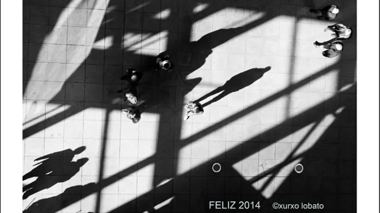 Feliz 2014, obra de Xurxo Lobato, colaborador de MUNDIARIO.