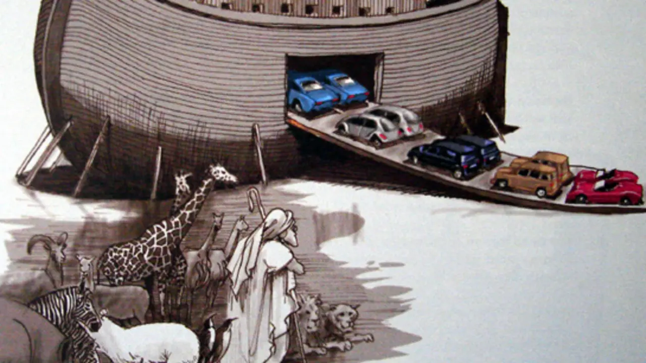 Arca de No&eacute; - Dibujo de Riber Hansson