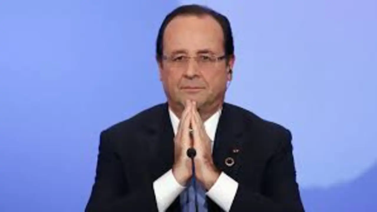 Fran&ccedil;ois Hollande. 