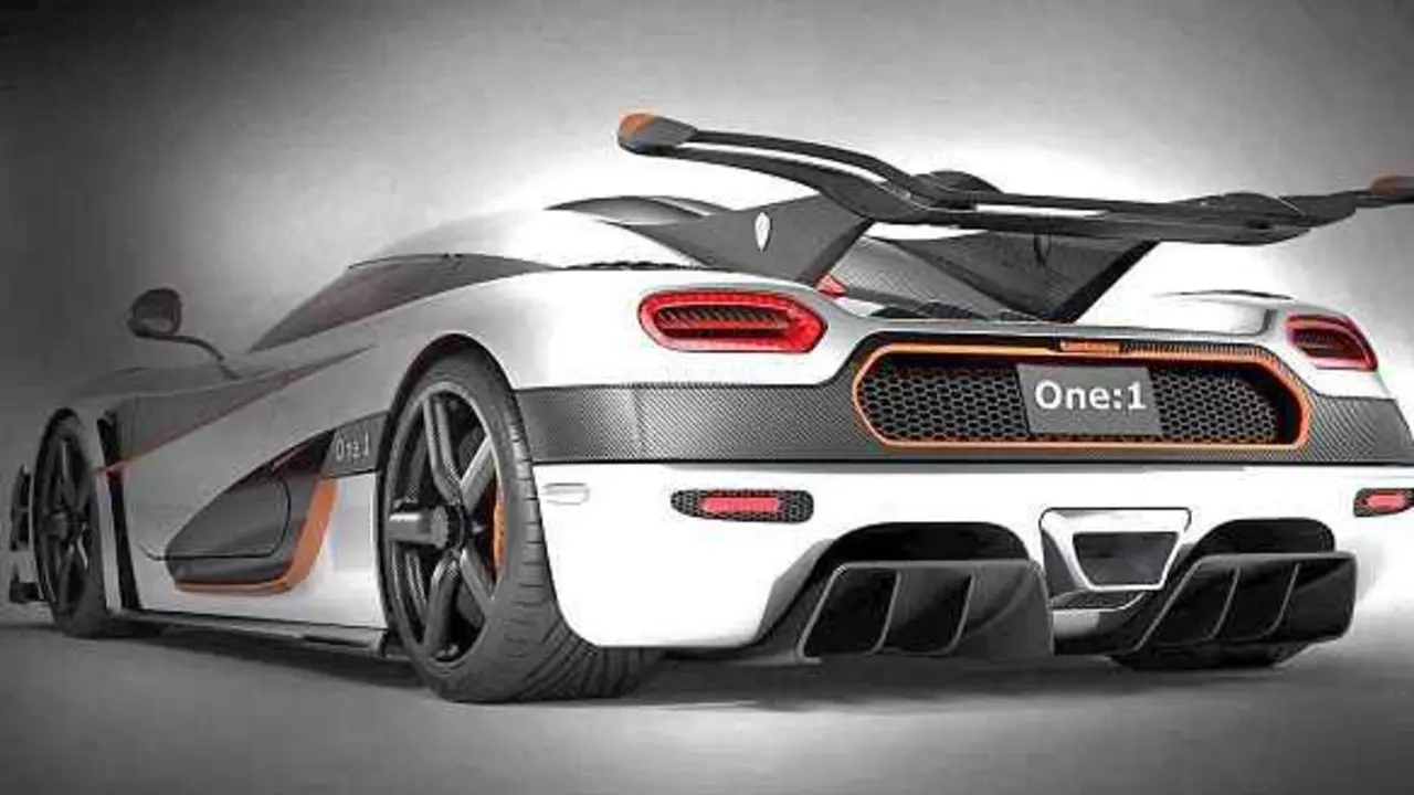 La imponente apariencia del Koenigsegg one;1/koenigsegg.com