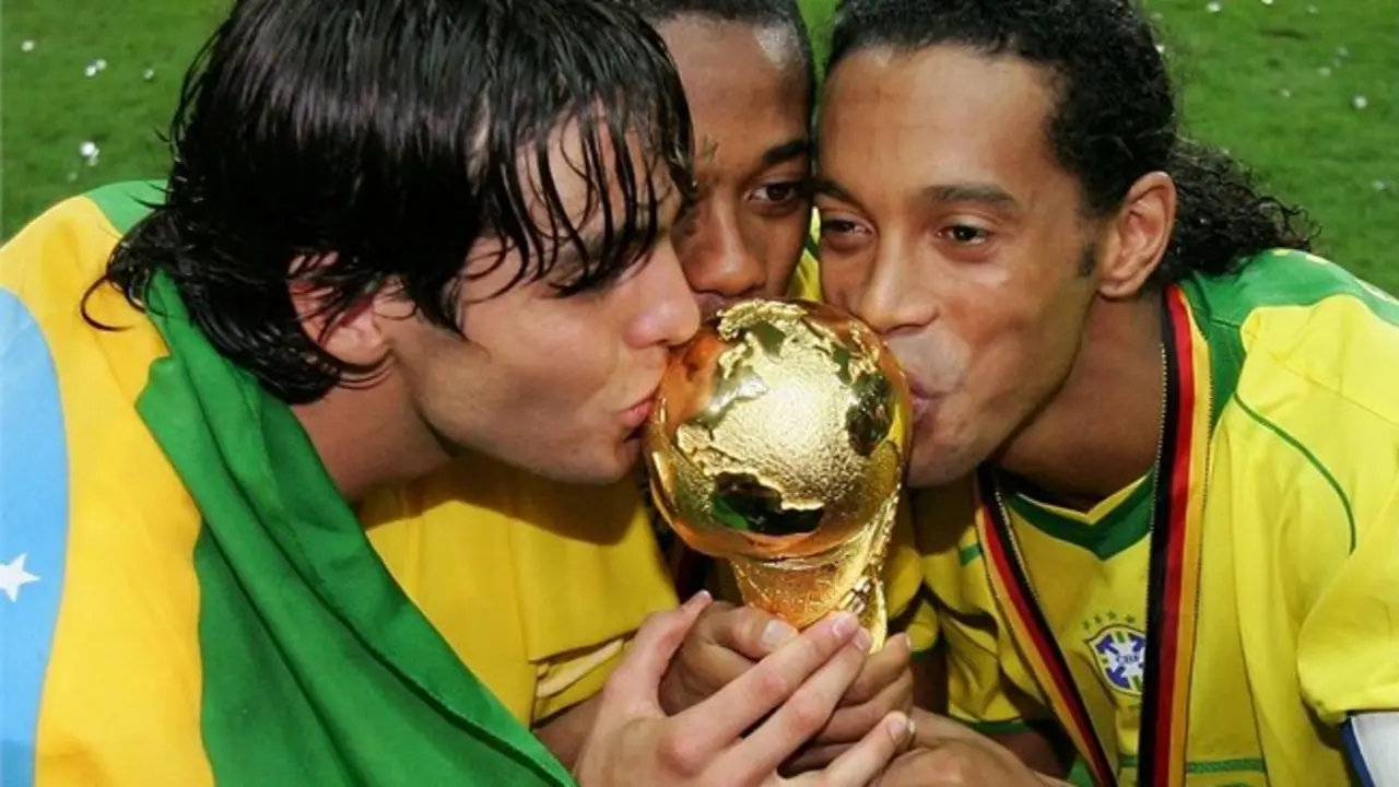 Kak&aacute;, Robinho y Ronaldinho