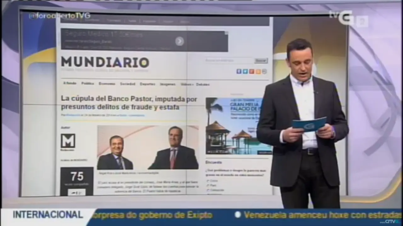 Pablo Acci&oacute;n se hace eco en la TVG de una informaci&oacute;n de MUNDIARIO.