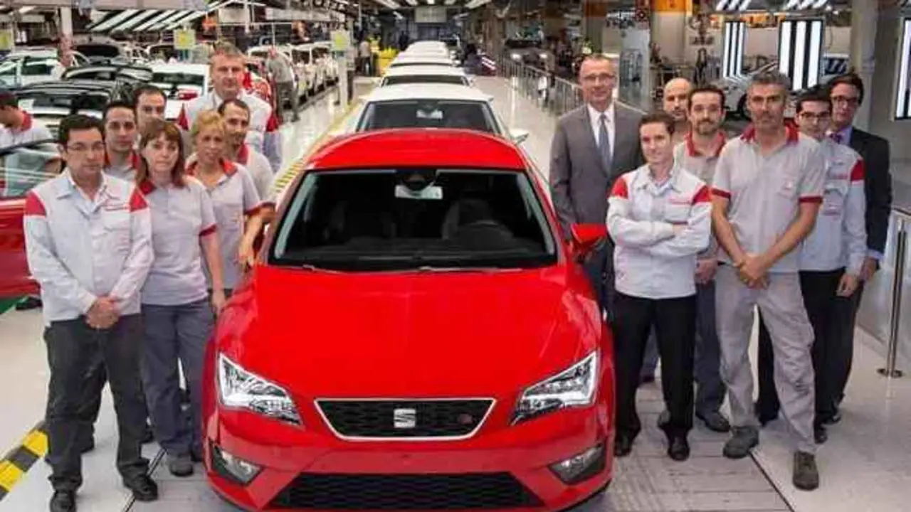 Foto referencial de los trabajadores de Seat en Martorell. / Oficial Seat