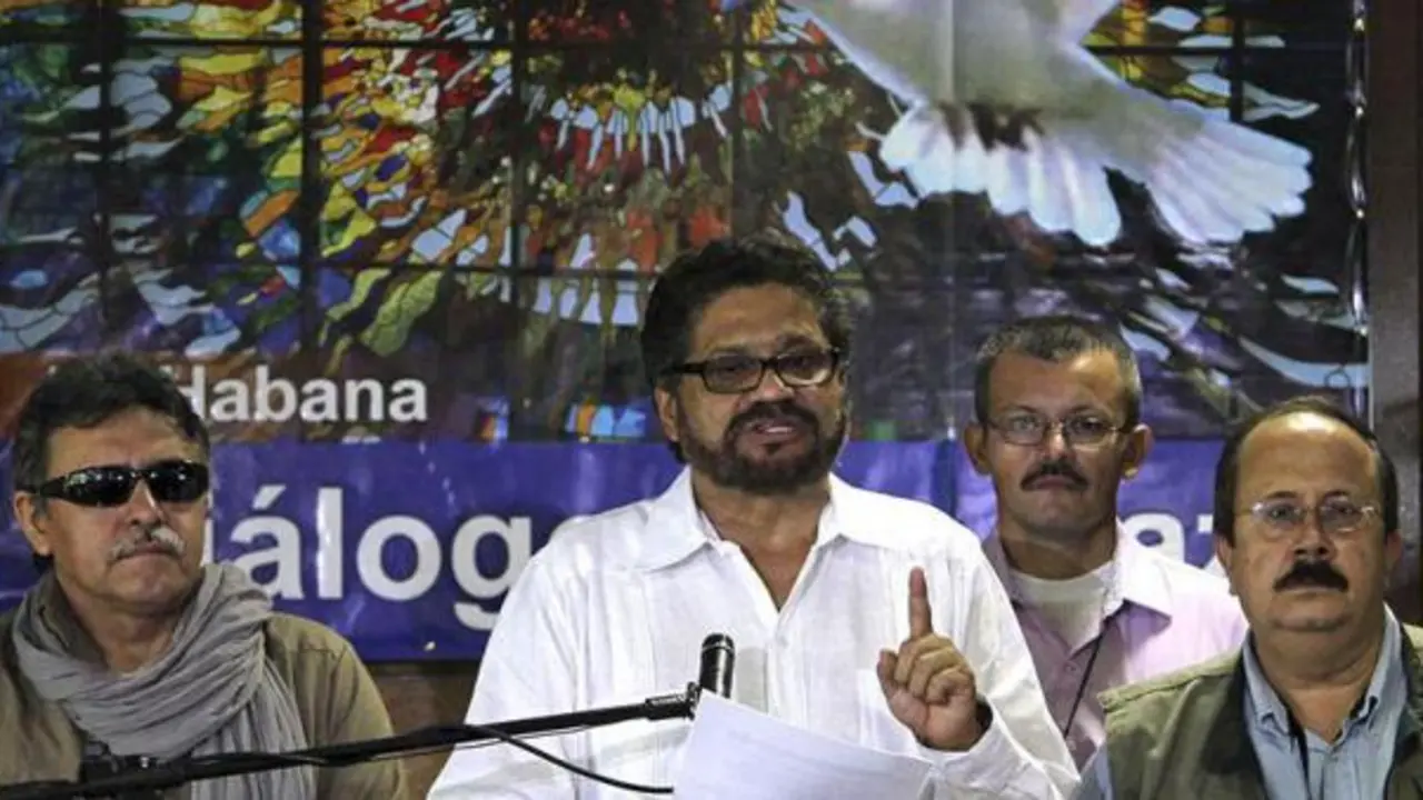 Iv&aacute;n M&aacute;rquez, l&iacute;der del equipo negociador de las FARC en La Habana. / Archivo