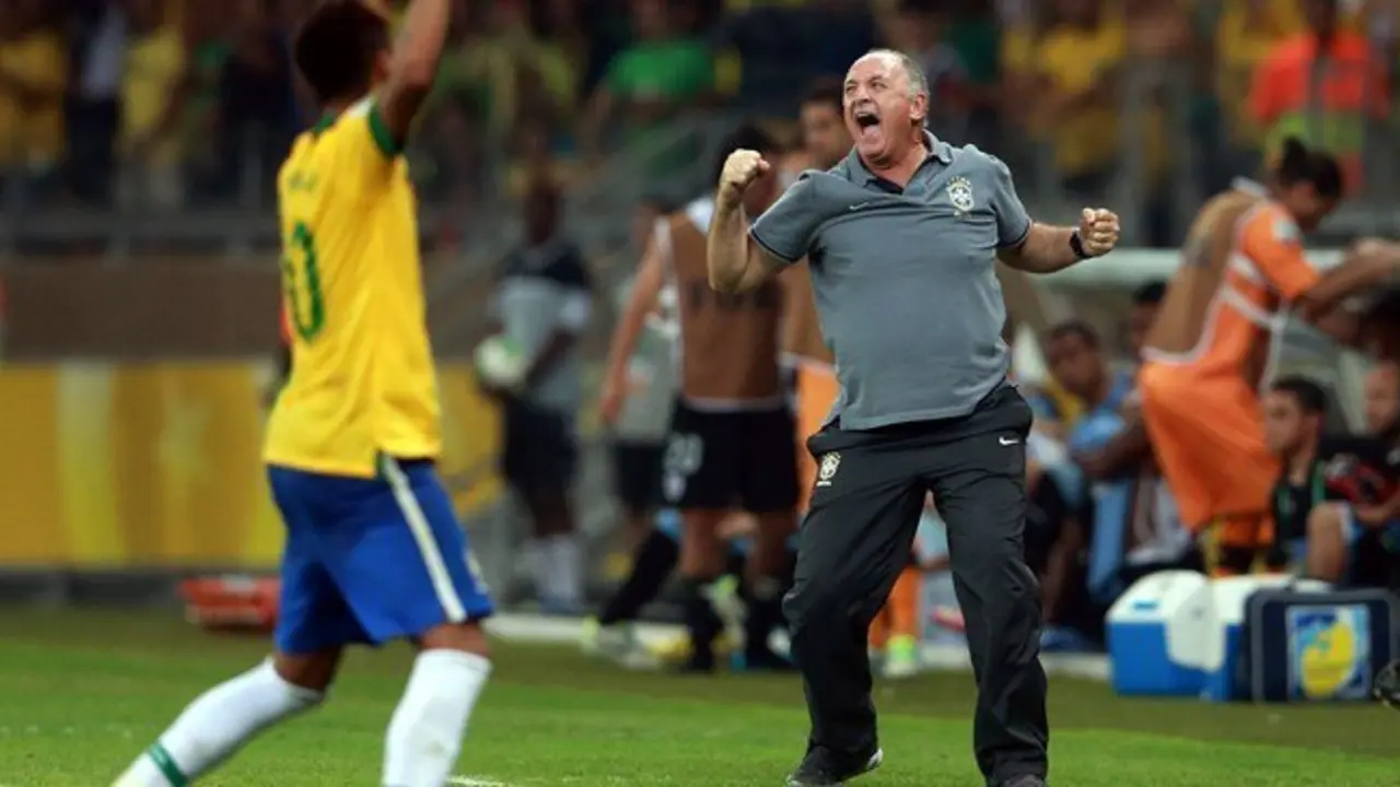 Scolari, seleccionador de Brasil.