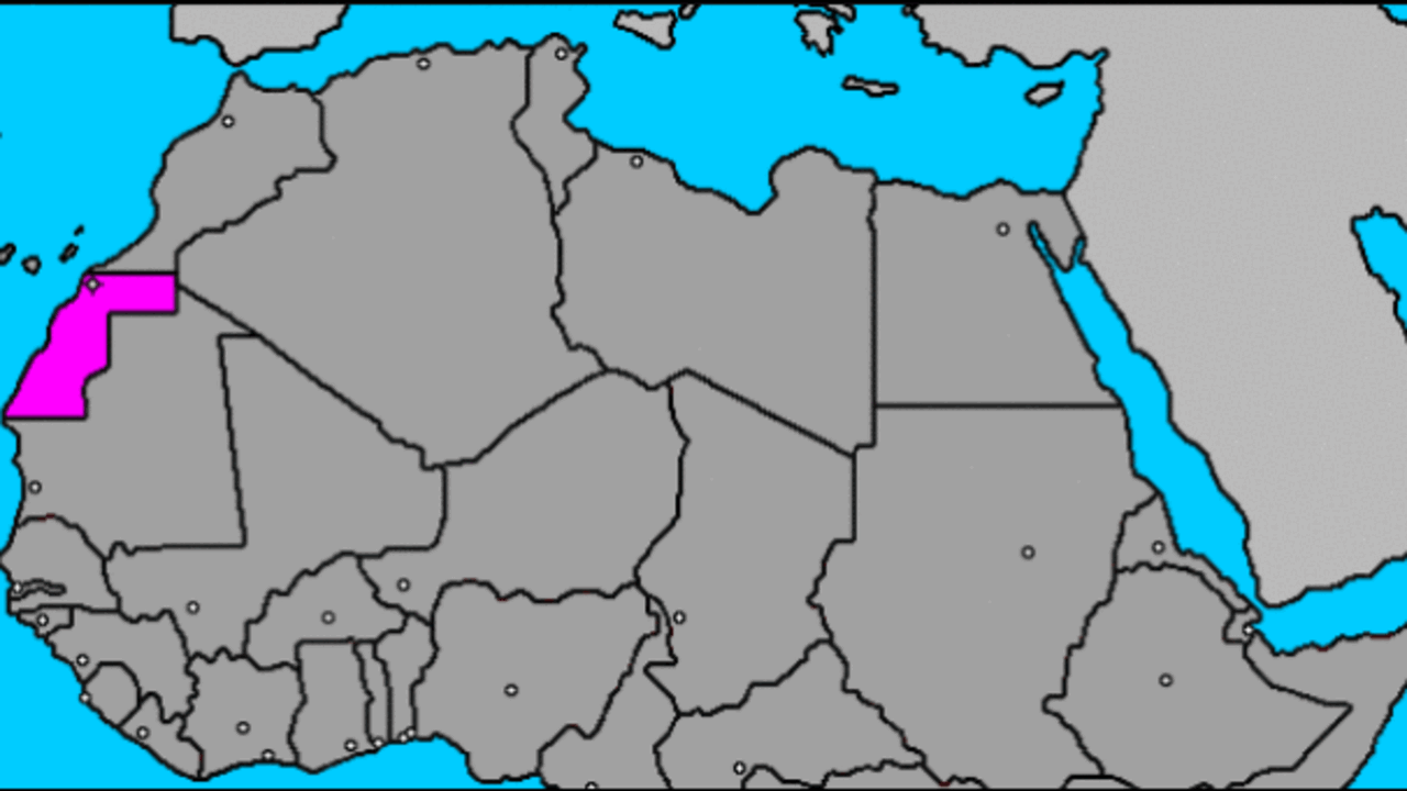 S&aacute;hara Occidental.