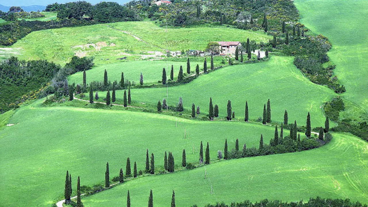 Valle de Orcia, en la Toscana. / italia.indettaglio.it 