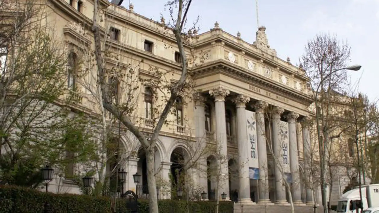 Bolsa de Madrid.