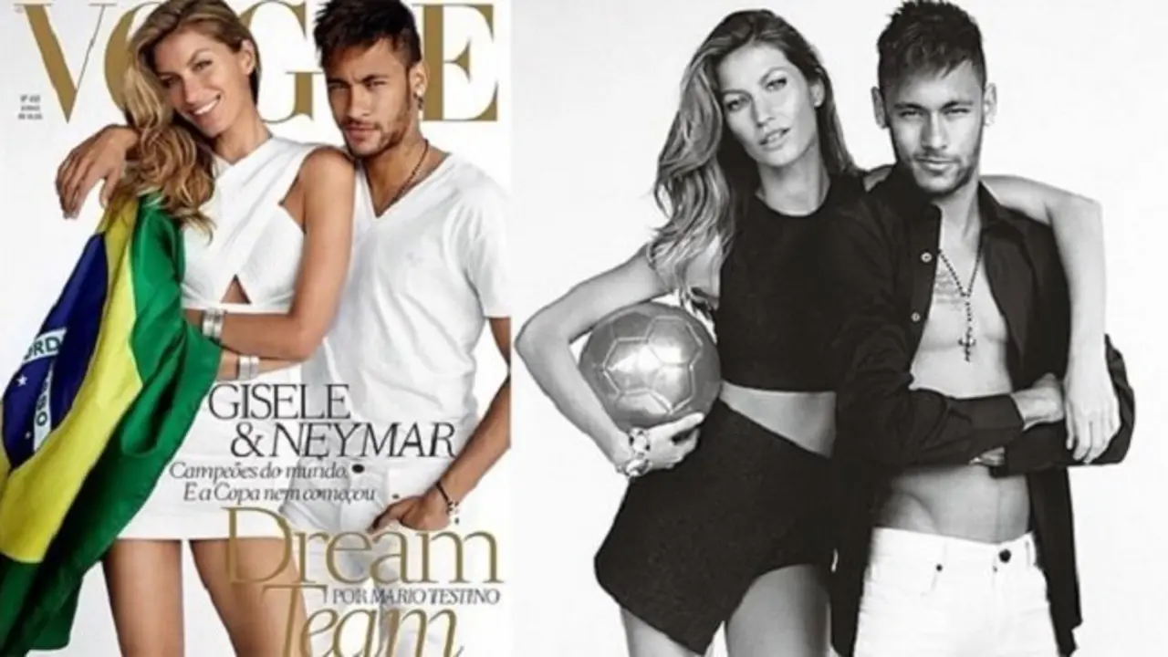 neymar y gisele en vogue